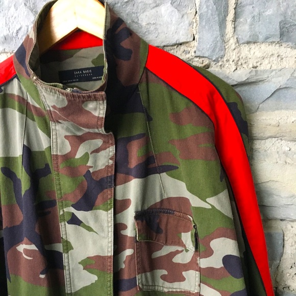 Zara Camo Print Jacket - Picture 2 of 9